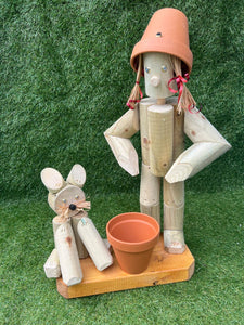 Girl or Boy with a Cat