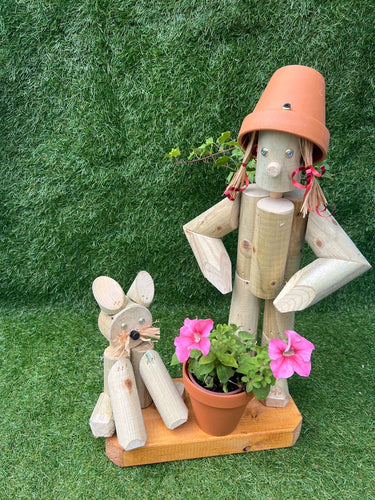 Girl or Boy with a Cat